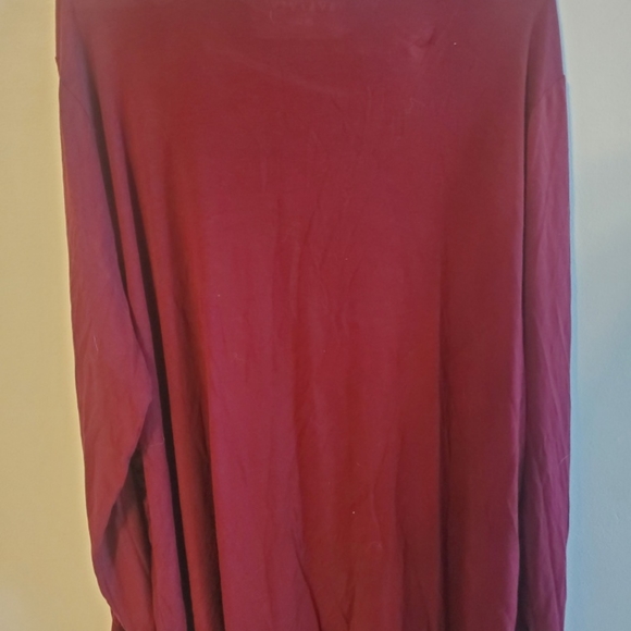 Ava & Viv 3Xl Hunter Green and Burgundy tops - Picture 5 of 6